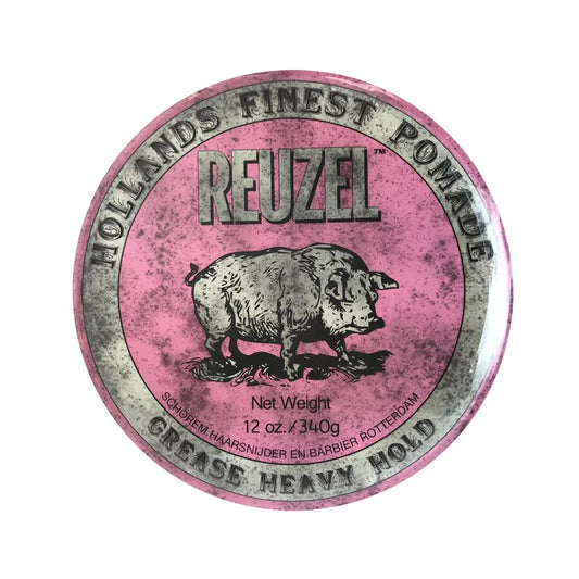 Reuzel Pink Grease Heavy Hold Pomade 12 oz