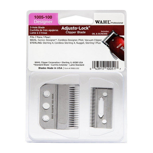 Wahl 3 Hole Designer Adjusto Lock Clipper Blade 1005-100 | Wahl